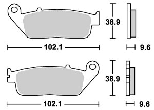 VT400S�i10�N�j �X�g���[�g�G�N�Z���i�V���^�[�j�u���[�L�p�b�h �t�����g�p 700HS SBS�i�G�X�r�[�G�X�j