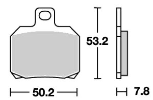 DUCATI 998 MONSTER S4Rs�i06�N�j �X�g���[�g�G�N�Z���i�V���^�[�j�u���[�L�p�b�h ���A�p 730LS SBS�i�G�X�r�[�G�X�j