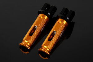 アルミ削り出しステップ レーシングタイプ(取付部 ブラック/ステップバー ゴールド) SSK SPEEDRA(スピードラ) 1400GTR(08〜16年)