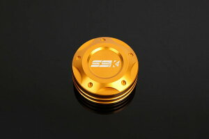 Ninja H2/H2R(15〜17年) マスターシリンダーキャップ リアブレーキ用 ゴールド SSK SPEEDRA(スピードラ)
