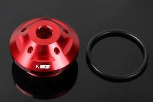 Ninja H2/H2R(15年〜) オイルフィラーキャップ M30×P1.5 レッド SSK SPEEDRA(スピードラ)