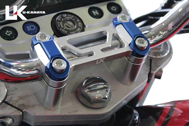 楽天市場】ゼファー400（ZEPHYR） アルミビレットハンドルクランプ 