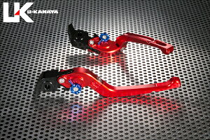 Ninja H2/R 可倒式Rタイプ アルミビレットレバーセット(レッド) U-KANAYA