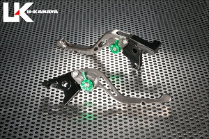 GPタイプ ショートアルミビレットレバーセット チタンカラー(ツヤあり) U-KANAYA モンキー125(MONKEY125)JB02/JB03