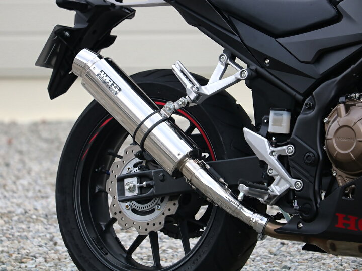 楽天市場】CBR400R（2BL-NC56） ラウンドタイプスリップオンマフラー 