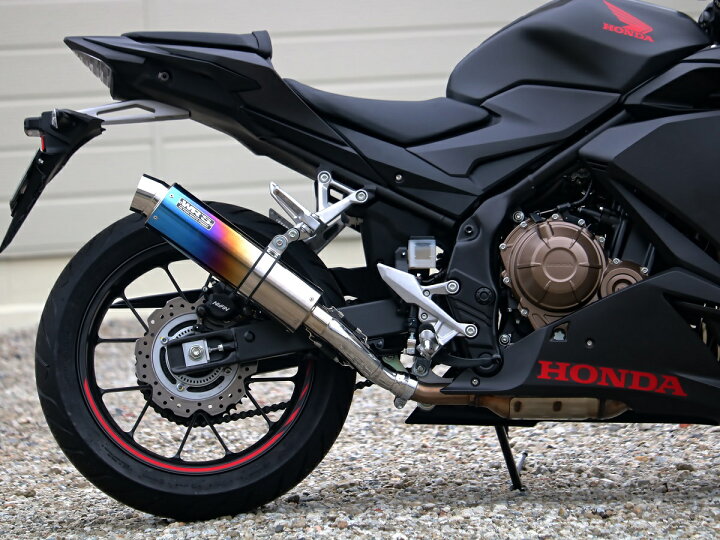 楽天市場】CBR400R（2BL-NC56） ラウンドタイプスリップオンマフラー 