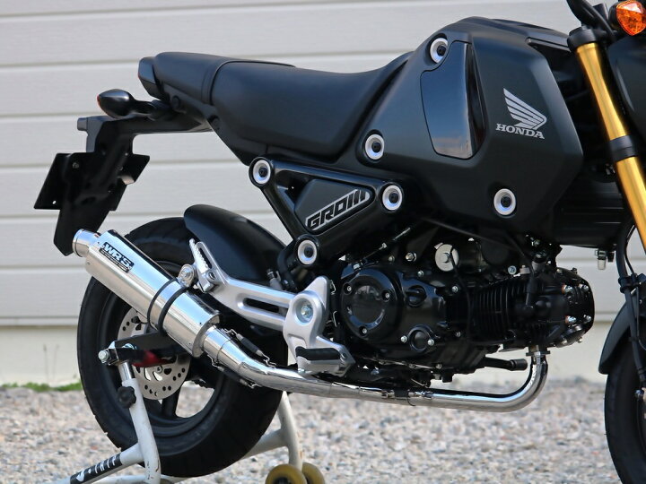 楽天市場】GROM（グロム）2BJ-JC92 ショートオーバルフルエキゾースト 
