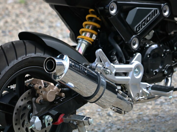 楽天市場】GROM（グロム）2BJ-JC92 ショートオーバルフルエキゾースト 