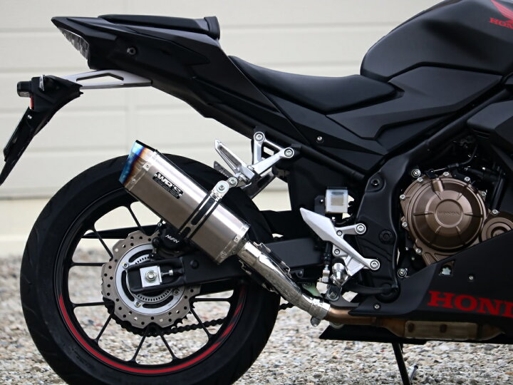 楽天市場】CBR400R（2BL-NC56） SS-OVALスリップオンマフラー ソリッド 