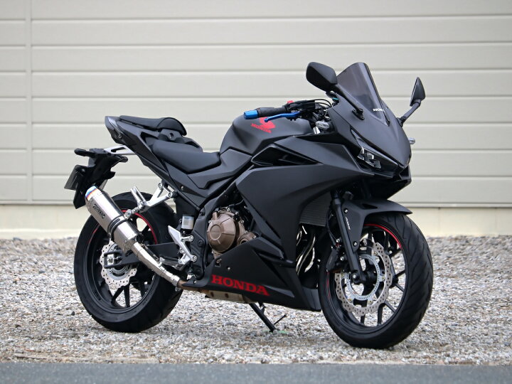 楽天市場 Cbr400r 2bl Nc56 Ss Ovalスリップオンマフラー ソリッドタイプ Wr S ダブルアールズ バイク メンテ館