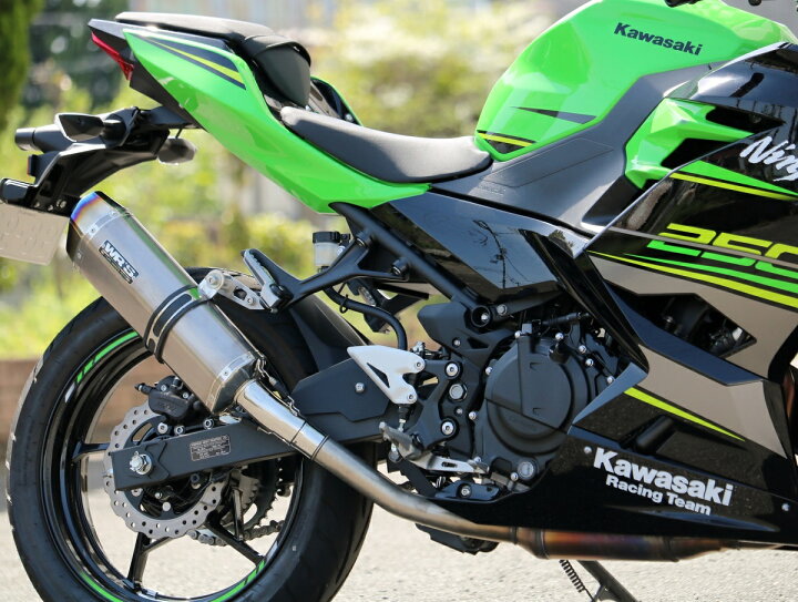 楽天市場】Ninja400（ニンジャ）18年 SS-OVAL スリップオンマフラー 