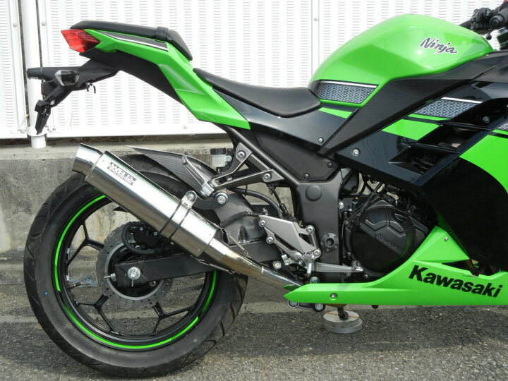 楽天市場】Ninja250/ABS（JBK-EX250L） ラウンドタイプ スリップオン 
