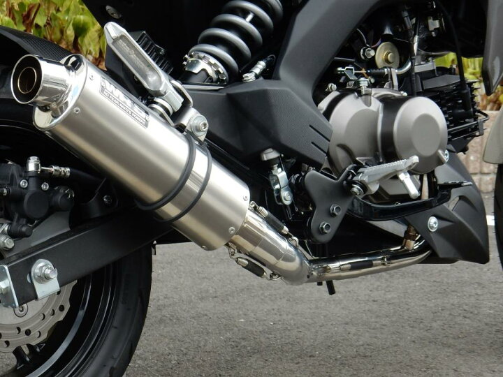楽天市場】Z125 PRO（プロ） ショートオーバル チタンマフラー 