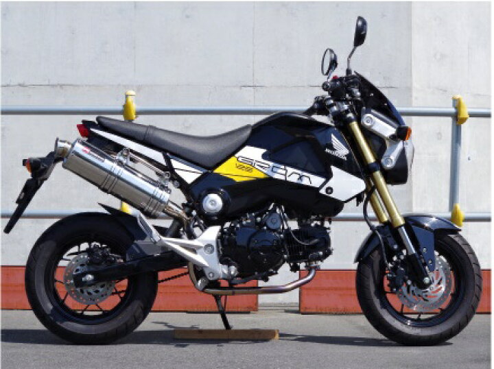 楽天市場】GROM（グロム）JC61 パワーサイレントマフラー ステンレス 