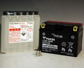 フォルツァ（FORZA）MF06・MF08 TTZ12S（YTZ12S互換）メンテナンスフリーバッテリー 液入り充電済 台湾ユアサ