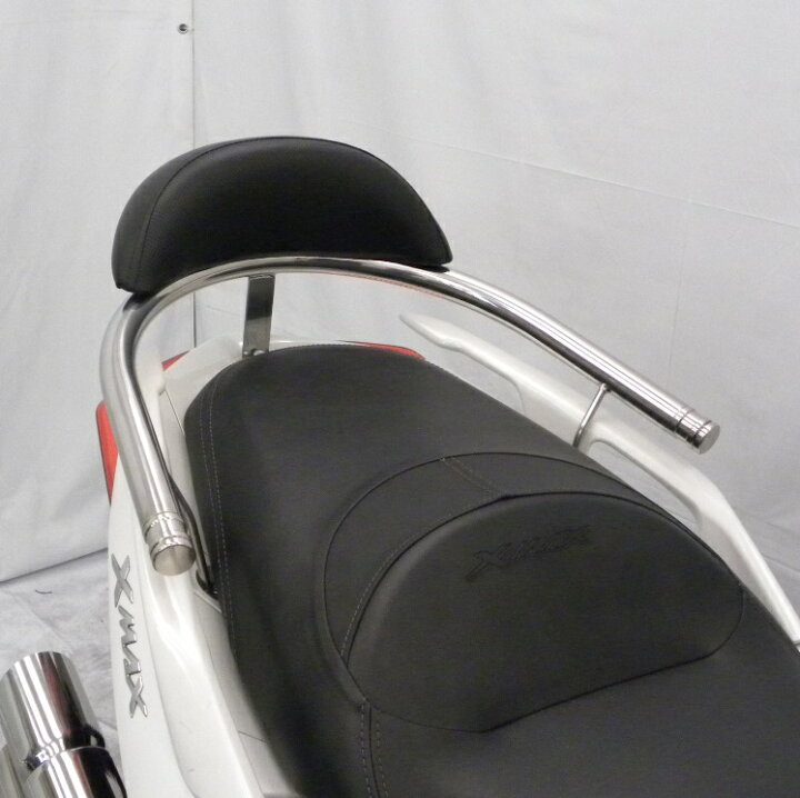 楽天市場】XMAX250（2BK-SG42J） バックレスト付き 32Φタンデムバー 
