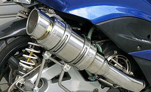 シグナスX(2型)台湾仕様 O2センサー装着車 アトミックショートマフラー ポッパータイプ ステンレス ウイルズウィン(WirusWin)