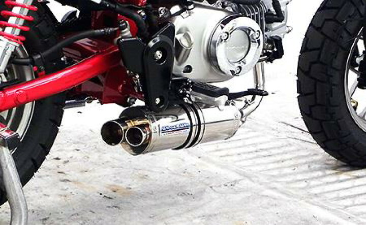 楽天市場】モンキー125（2BJ-JB02） ツインテールダウンマフラー 