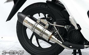 Dio110(ディオ110)2BJ-JK03 ロイヤルマフラー ユーロタイプ ステンレス ウイルズウィン(WirusWin)