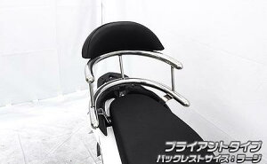 Dio110(ディオ110)2BJ-JK03 バックホールドタンデムバー ブライアントタイプ バックレストサイズラージ ウイルズウィン(WirusWin)