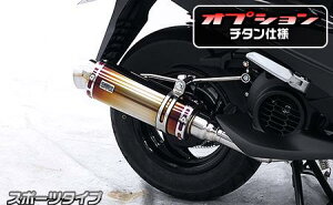 アクシスZ(8BJ-SEJ6J) ロイヤルマフラー スポーツタイプ チタン仕様 ウイルズウィン(WirusWin)
