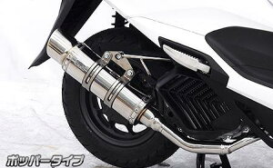 リード125(8BJ-JK12) ロイヤルマフラー ポッパータイプ ステンレス ウイルズウィン(WirusWin)