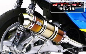 タイ ヤマハ製Fino(フィーノ) ロイヤルマフラー スポーツタイプ チタン仕様 ウイルズウィン(WirusWin)