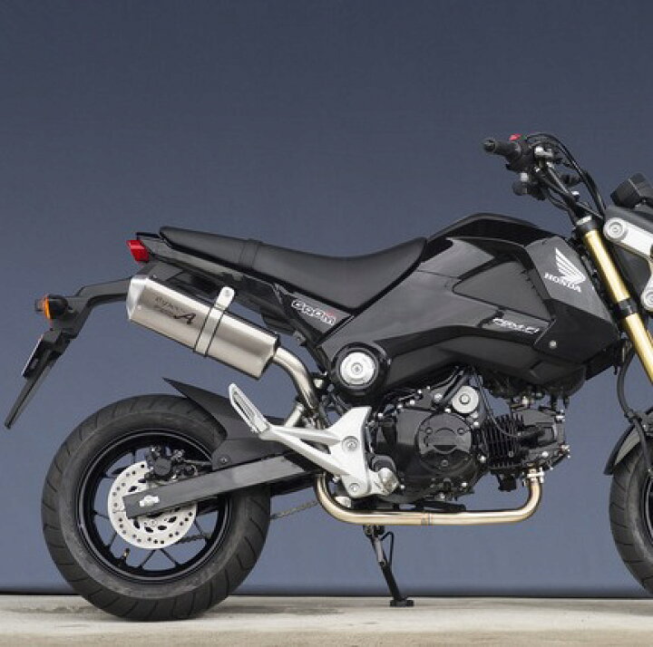 楽天市場】GROM（グロム）JC61 SUS アップマフラー TYPE-SA 政府認証 