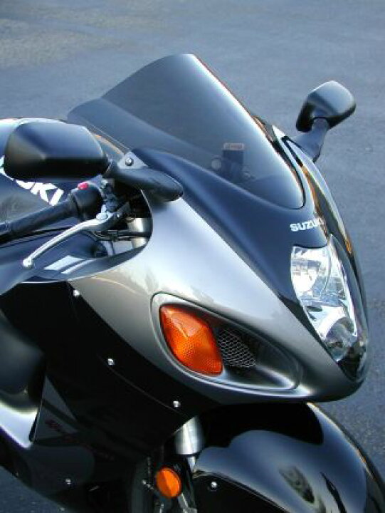 楽天市場】GSX1300R（隼）99〜07年 スクリーン ダブルバブル スモーク 