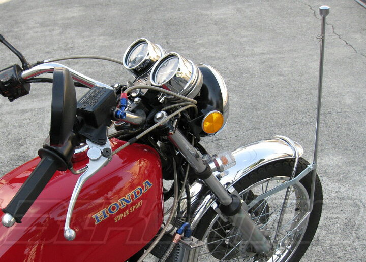 楽天市場】旗棒 730mm メッキ仕上げ ゼファー バリオス ZRX400