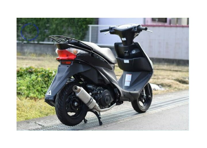 楽天市場】アドレスV125 マフラー (09-) デルタ型サイレンサー 