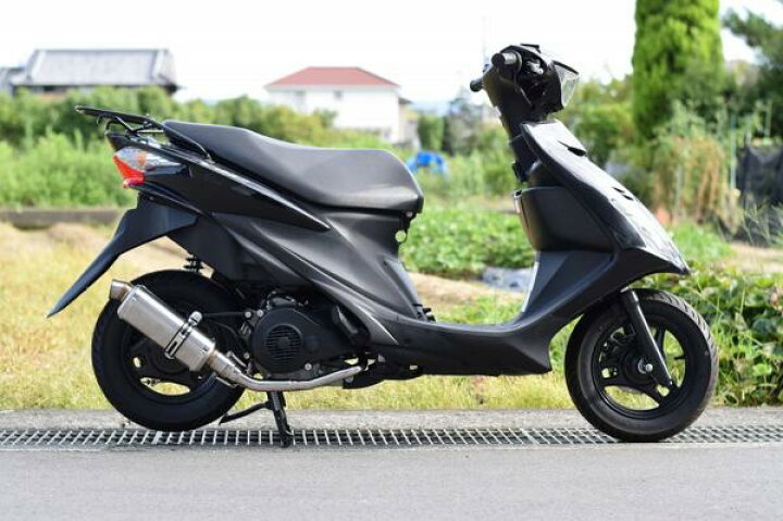 楽天市場】アドレスV125 マフラー (09-) デルタ型サイレンサー 