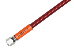 ビルドアライン B31020RD-H ステンレス ユニバーサル ブレーキホース 吊るし ホースのみ レッドホース 1060mm