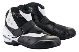 アルパインスターズ SMX-1 R v2 VENTED ベンティッド ライディング ブーツ ブラック/ホワイト 42/26.5cm バイク 靴 くつ 軽量 軽い ツーリング アルパイン