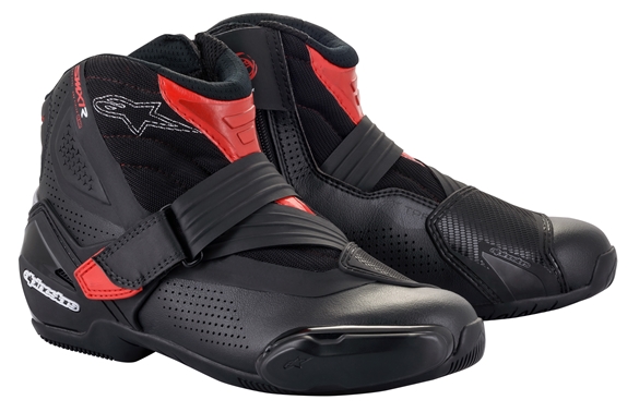 アルパインスターズ SMX-1 【一部予約！】 R v2 VENTED ライディングブーツ ブラック レッド 40 25.5cm SALE バイク アルパイン 脱ぎやすい 軽い くつ ブーツ ベンティッド 軽量 靴 ライディング 履きやすい ツーリング