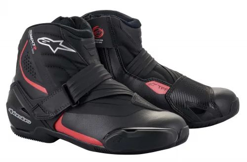 アルパインスターズ SMX-1 R v2 BOOT ライディングブーツ ブラック レッド 40 25.5cm バイク ツーリング 脱ぎやすい 靴 くつ 流行 軽い スピード対応 全国送料無料 ブーツ 軽量 ライディング 履きやすい アルパイン