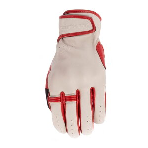 アルパインスターズ 8059347311500 DYNO LEATHER GLOVE 8005 エクリュ/ルビーレッド L バイク レザー 手袋 グローブ ライディング スマホ タッチ