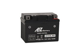 ロードフォックス バッテリー AZバッテリー ATX4L-BS AZ MCバッテリー 液入充電済 AZバッテリー atx4l-bs