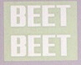 BEET 0701-BS2-05 BEET ステッカー スモール ホワイト