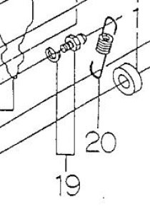 BEET 9077-001-00 �X�v�����O�{���gNo1 �o�C�N ��C �p�[�c