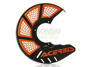 ACERBIS アチェルビス 0022264 Xブレーキ フロントディスクカバー2.0 ミニ(85cc等)用 単品 ブラック/オレンジ
