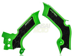 ACERBIS �A�`�F���r�X 0023693 X�O���b�v �t���[���v���e�N�^�[ �O���[��/�u���b�N KX250X KX250 KX450X KX450 KX450F