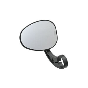 デイトナ 48092 ハイビジミラー バーエンドミラー MIKAZUKI OVAL ブラック スリムタイプ 1個入り バイク 鏡 角度 調整