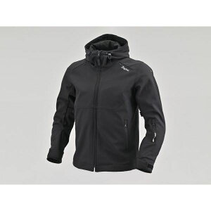 デイトナ DJ-017 イージーソフトシェルパーカー ブラック バイク 春 秋 冬 プロテクター ジャケット