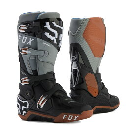 ダートフリーク FOX 24347-014-10.5 インスティンクト ブーツ ブラック/グレー 10.5/27.3cm バイク ライディング 靴 くつ