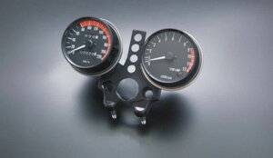 ドレミコレクション 40080 KZメーターASSY ブラケット付き 220km/h Z1000MK2 スピードメーター タコメーター 機械式 電装系 パーツ