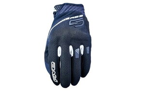 FIVE RS3 EVO AIRFLOW ���b�V���O���[�u �u���b�N�z���C�g M�T�C�Y �o�C�N �c�[�����O ��� �X�}�z�Ή�