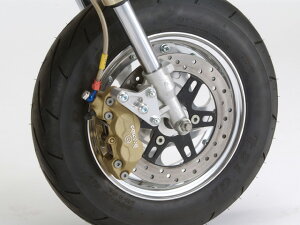 Gクラフト 31097 KSR1/2フォーク用キャリパーサポート ブレンボ4P シルバーアルマイト