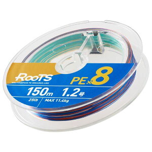 GOSEN �S�[�Z�� GMR851506 ROOTS ���[�c PE×8 �}���`�J���[ 0.6��(14lb) 150m �ނ莅 ���C�� �n���X �\���g�E�H�[�^�[ �ނ� �� �ދ� 000012