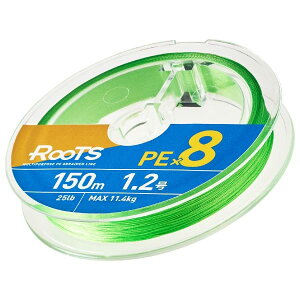 GOSEN �S�[�Z�� GMR8LG2012 ROOTS ���[�c PE×8 ���C�g�O���[�� 1.2��(25lb) 200m �ނ莅 ���C�� �n���X �\���g�E�H�[�^�[ �ނ� �� �ދ� 000319